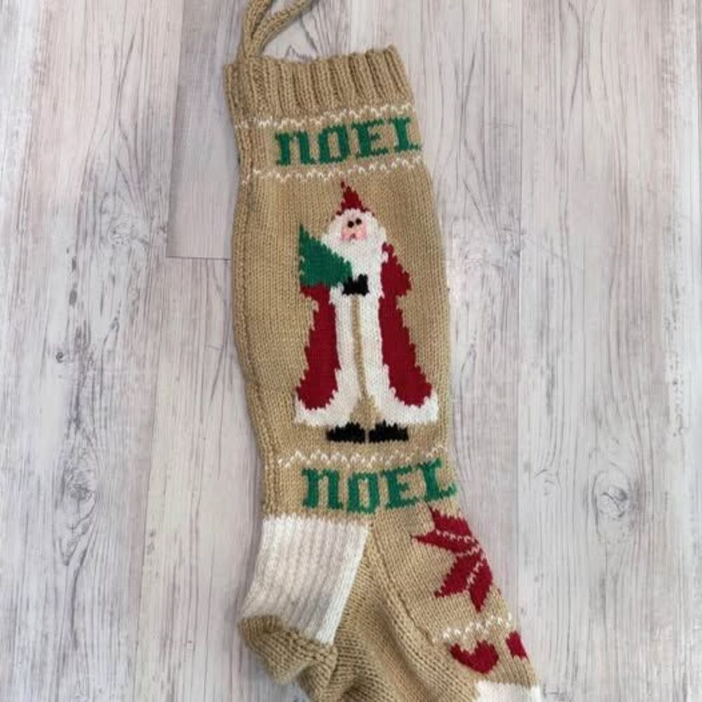 Large Noel stocking
